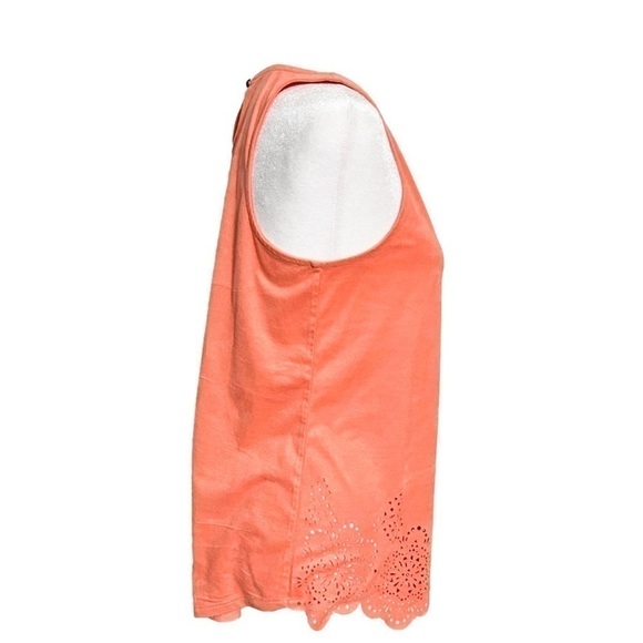 CATO Peach Tank Top w/ Scalloped Hem (Sz XL) - Picture 2 of 10